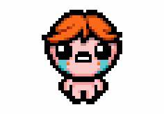 Crying Pixel Character